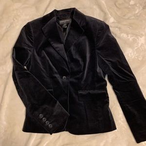 Black velvet Banana Republic pant suit.